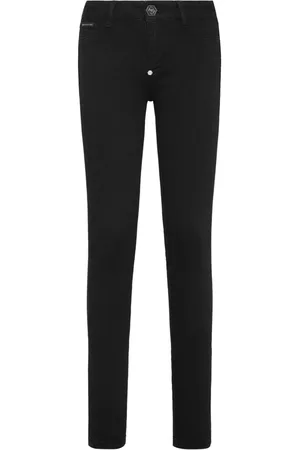 Philipp Plein Halbhohe Skinny-Jeans