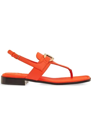 Salvatore Ferragamo Flache Gancini Sandalen