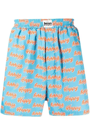 Natasha Zinko Shorts mit "Happy"-Print