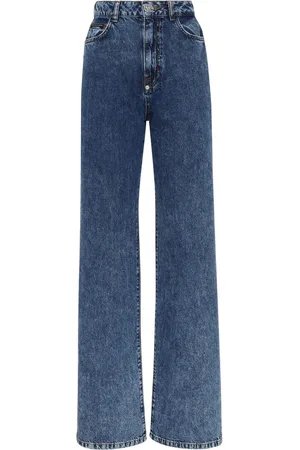 Philipp Plein Palace Straight-Leg-Jeans mit hohem Bund