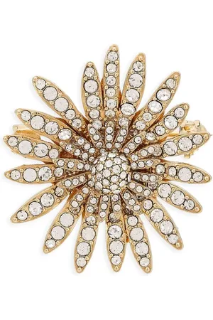 Dolce & Gabbana Daisy Brosche mit Kristallverzierung (30mm)