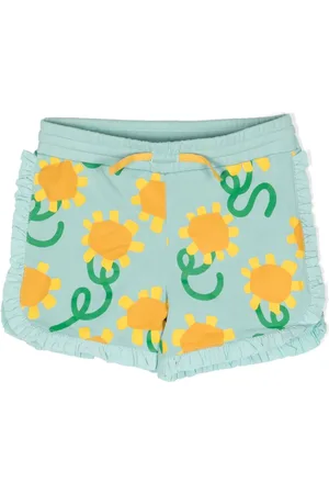 Stella McCartney Shorts mit Sonnenblumen-Print