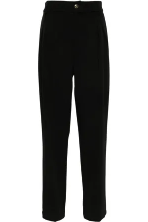 VERSACE Bundfaltenhose mit weitem Bein