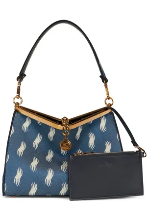 Etro Mittelgroße Vela Jeans-Schultertasche