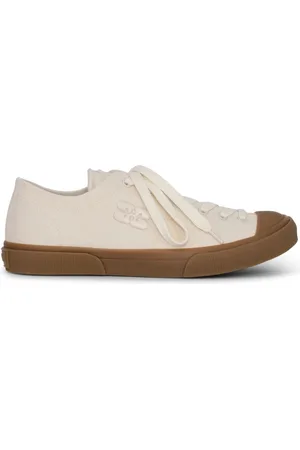Ganni Bio-Baumwoll-Sneakers mit Logo-Stickerei