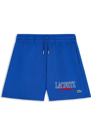 Lacoste Kordelzug-Shorts mit Slogan-Stickerei