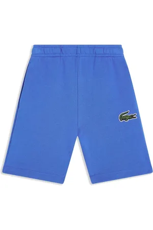 Lacoste Bio-Baumwoll-Shorts mit Kroko-Stickerei