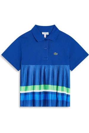 Lacoste Plissiertes Poloshirt in Colour-Block-Optik