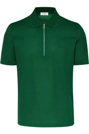 Salvatore Ferragamo Poloshirt mit Reißverschluss