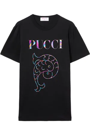 Puccini T-Shirt mit Logo-Print