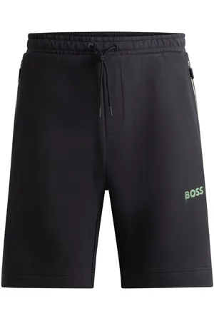 HUGO BOSS Joggingshorts mit Logo-Applikation