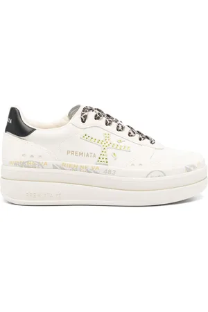 Premiata Plateau-Sneakers mit Logo-Print