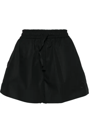 Moncler Popeline-Shorts mit Logo-Applikation