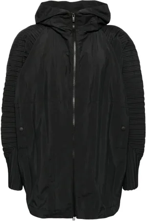Issey Miyake Plissierte Cascade Kapuzenjacke