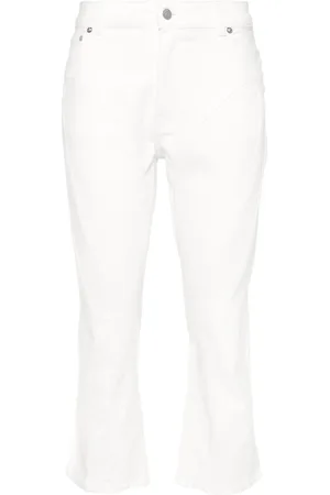 MUGLER Cropped-Jeans mit hohem Bund