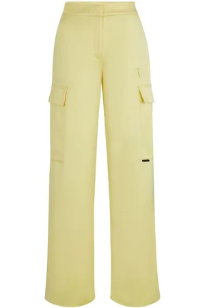 HUGO BOSS Gerade Hose mit hohem Bund
