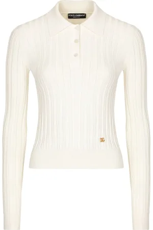 Dolce & Gabbana Poloshirt mit Logo-Schild