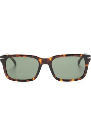 HUGO BOSS Sonnenbrille mit eckigem Gestell