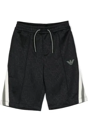 Emporio Armani Shorts mit Logo-Jacquardstreifen