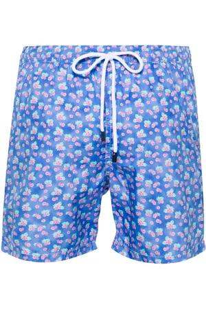BARBA Badeshorts mit Blumen-Print