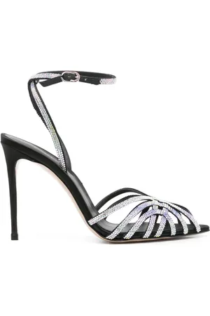 LE SILLA Embrace Sandalen mit Kristallen 105mm