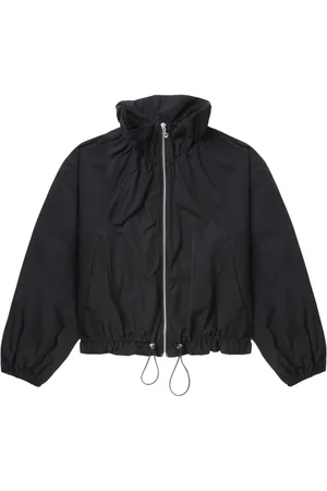 tout a coup Stehkragen-Jacke mit tiefen Schultern
