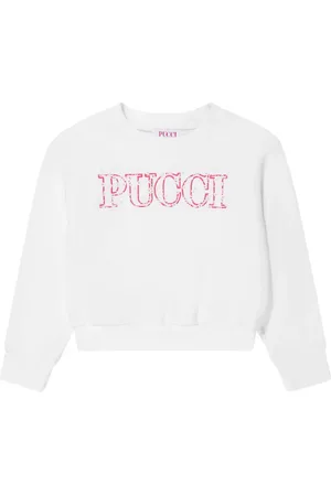 PUCCI Junior Sweatshirt mit Logo-Stickerei