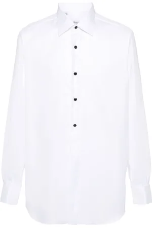 BRIONI Hemd aus Baumwoll-Twill