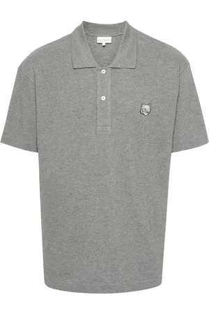 Maison Kitsuné Poloshirt mit Fuchsmotiv