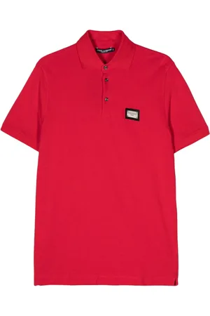 Dolce & Gabbana Poloshirt mit Logo-Schild