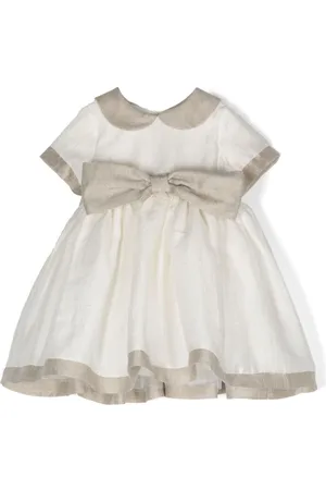 Le Bebé Enfant Ausgestelltes Kleid mit Kontrastbesatz
