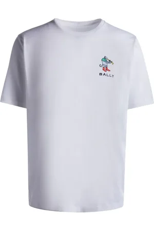 Bally T-Shirt mit Logo-Stickerei