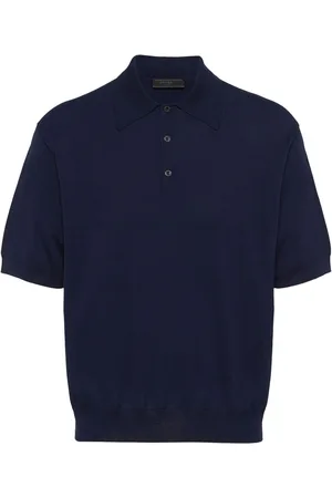 Prada Poloshirt mit tiefen Schultern
