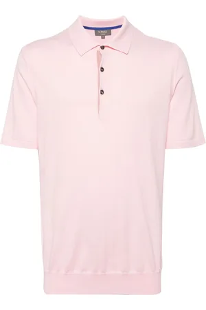 N.PEAL Polzeath Baumwoll-Kaschmir-Poloshirt
