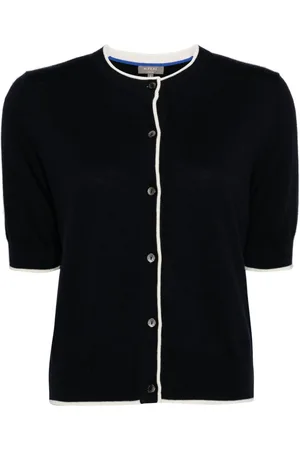 N.PEAL Kurzärmeliger Cardigan