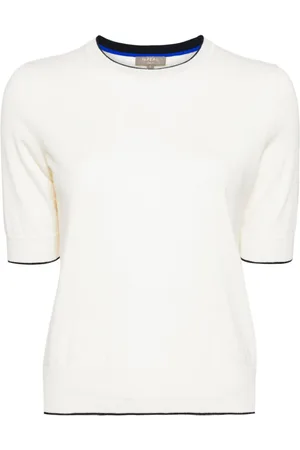 N.PEAL Fein gestricktes T-Shirt