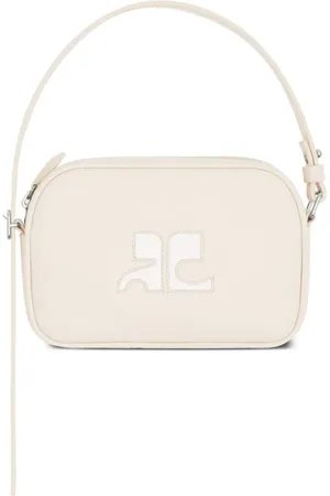 Courrèges Camera Schultertasche mit Logo-Stickerei