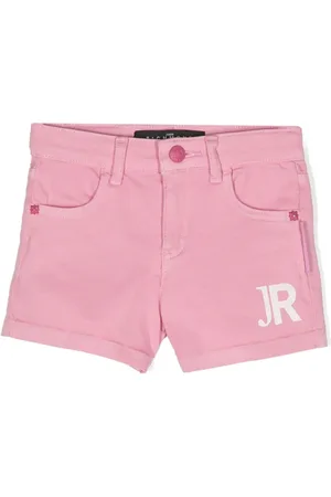 John Richmond Shorts mit Logo-Print