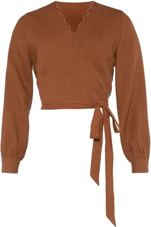 ERES Joli Cropped-Leinenoberteil