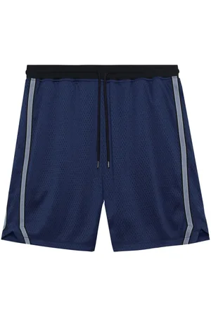 JOHN ELLIOTT Mesh-Shorts mit Streifendetail