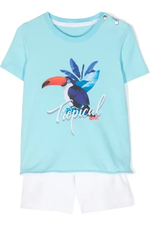 Lapin House Short-Set mit grafischem Print