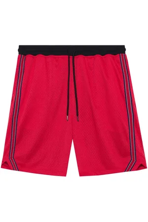 JOHN ELLIOTT Mesh-Shorts mit Streifendetail