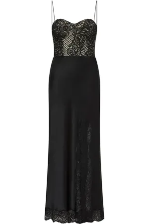 Rebecca Vallance Seidenkleid mit Spitze