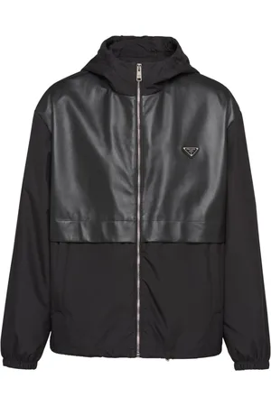 Prada Kapuzenjacke mit Triangel-Logo