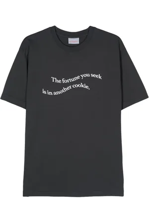 Bluemarble T-Shirt mit Slogan-Print