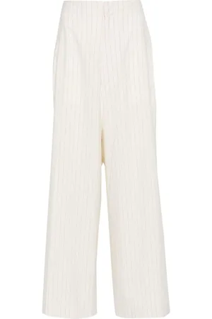 Maison Margiela Palazzohose mit Nadelstreifen