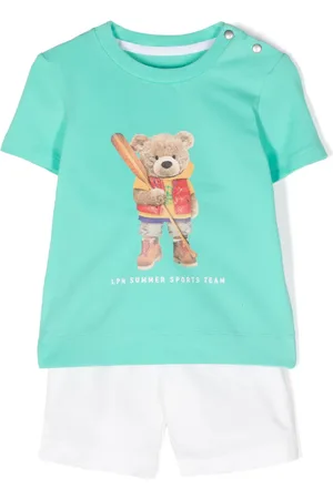 Lapin House Short-Set mit grafischem Print