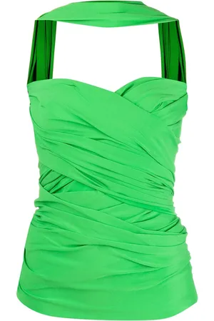 Balenciaga Bustier-Top im Wickelstil