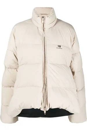 Balenciaga Gefütterte Jacke mit C-Form-Print