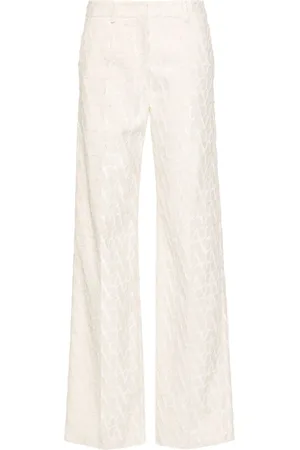 VALENTINO GARAVANI Beflockte Toile Iconographe Hose